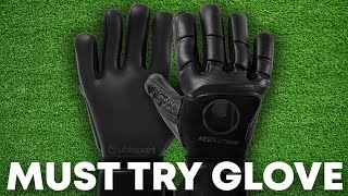 Uhlsport Comfort Absolutgrip HN Black Goalkeeper Glove Review [upl. by Neiv]