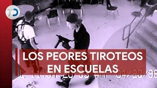 Los peores tiroteos en escuelas de Estados Unidos [upl. by Moe309]