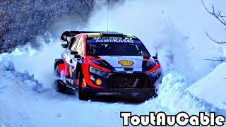 🇲🇨 Best of Test WRC Rallye Monte Carlo 2024  Neuville  Tänak  Mikkelsen  Hyundai I20N Rally1 [upl. by Alyehs765]