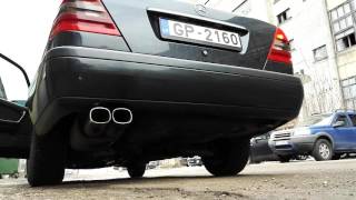 MB w202 c200 Magnaflow  Remus exhaust [upl. by Arrat]