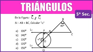 TRIÁNGULOS  En la figura L1L2 Si  AB  BC geometry [upl. by Coats]