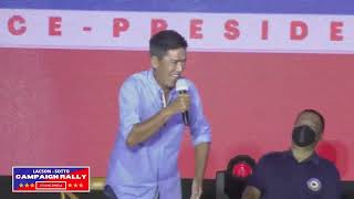 Bossing Vic Sotto Endorses LacsonSotto Tandem [upl. by Skinner]