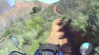 Two KLR 650s off roading and gnarly trail riding [upl. by Katheryn286]