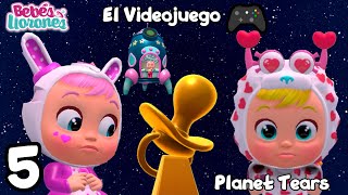 🌈 El VIDEOJUEGO de los BEBÉS LLORONES LÁGRIMAS MÁGICAS 🎮 HANNAH MOMO Y CONEY STAR en PLANET TEARS [upl. by Lladnew]