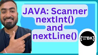 Scanner nextInt and nextLine Java  English [upl. by Gabrielli465]