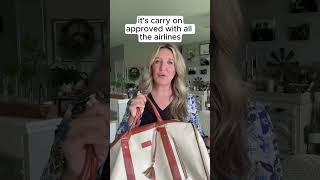 Travel Smarter WrinkleFree CarryOn Essentials That Wont Cost Extra shorts travelbag womanbag [upl. by Laufer]