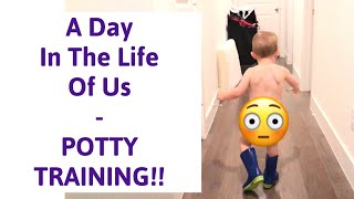 Potty Training with The Potty Watch  A Day In The Life Of Us [upl. by Nonnair]