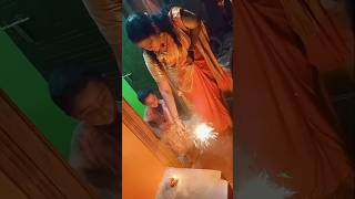 😍💗Chithi with diya 😘 Diwali celebration♥️😍✨ shorts diwali chithi deepavali youtube crackers🔥🔥 [upl. by Montagu]