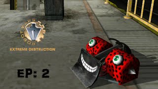 Diotoir Robot Wars Extreme Destruction Part 2 [upl. by Nairahcaz749]