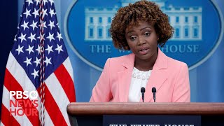 WATCH LIVE White House press secretary Karine JeanPierre holds news briefing [upl. by Imiaj]