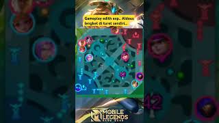 Top Edith EXP vs Aldous mlbb mobilelegends [upl. by Octavius]