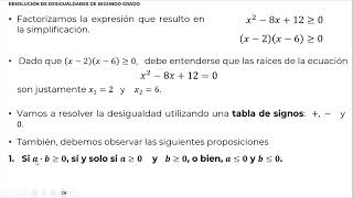 DESIGUALDADES DE SEGUNDO GRADO 2 [upl. by Netloc370]