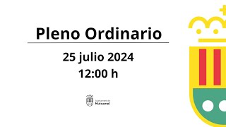 PLENO ORDINARIO 25 JULIO de 2024 [upl. by Squire]