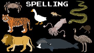 Animal Spelling 2  The Kids Picture Show [upl. by Irep215]