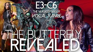 The Masked Singer The Butterflys EPIC Vocal Range E3C6 [upl. by Marge]