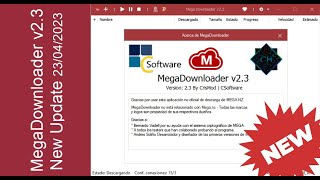 MegaDownloader v23  New MegaDownloader  MEGA sin limites  2023 [upl. by Malloy]