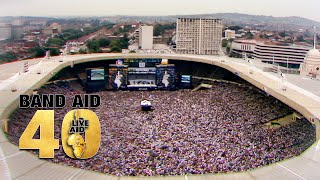 Live Aid The Whistlestop Tour Band Aid Highlights [upl. by Yorel]