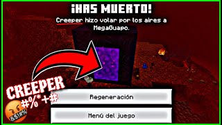 CREEPER EN EL NETHER ME HIZO ESTO  NOCTURLAND TFINAL 25 [upl. by Letsyrk]