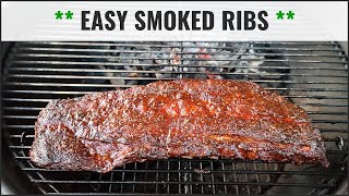 Easiest Method For Smoking Ribs On a Grill [upl. by Secrest]