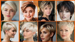 Most Impressive Pixie Different Types Of Short Haircuts Ideas 2024 [upl. by Ecydnak]