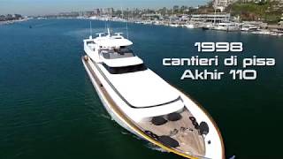 1998 Cantieri di pisa Akhir 110 Yacht Arrivederci IV [upl. by Bullard]