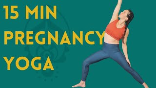 Energize Your Pregnancy 15 Min Yoga amp Affirmation Flow [upl. by Nnaeirelav]