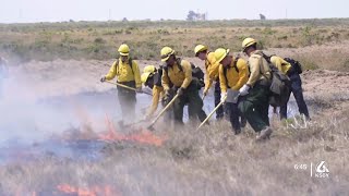 Controlled burns underway at Vandenberg Space Force Base [upl. by Judon]