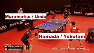 Jin Ueda  Yuto Muramatsu vs Hamada  Yokotani  WTT Feeder Düsseldorf II [upl. by Ytok]