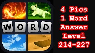 4 Pics 1 Word  Level 214227  Find 4 things you wear  Answers Walkthrough [upl. by Ylelhsa]