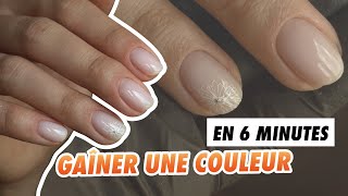 Faire un GAINAGE avec une COULEUR en 6 MINUTES CHRONO 💅🏼🤫 [upl. by Erna]