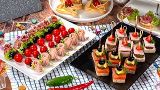 Easy Simple and Tasty Appetizer Recipes that will leave everyone surprised Quick party snacks [upl. by Kerr]