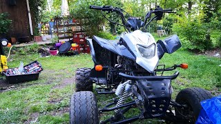 Shineray 200 cheap quad homologuer atv xy200 stiie B test view xy200stiie 2010 model [upl. by Ttelrahc]