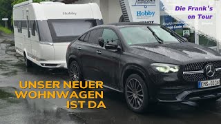 Wohnwagenkauf  Wir holen unseren NEUEN Caravan ab  Roomtour  Ein Traum geht in Erfüllung [upl. by Faxan]