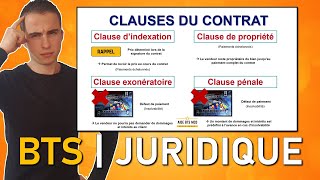 Révisions DROIT 10  Respecter les clauses dun contrat  AIDE BTS MUC  BTS MCO [upl. by Revkah195]