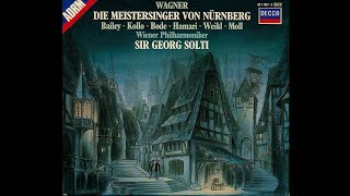 Richard Wagner • Die Meistersinger von Nürnberg 1987 AUDIO Gesamtaufnahme [upl. by Jenesia207]