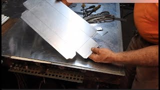 Lets Build A Simple Sheet Metal Tool Tray [upl. by Joshia]