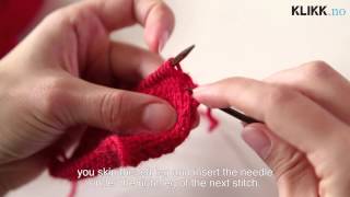 Strikkekurs Rekke Opp Med Sikring  Knitting Tutorial How to Unravel with a Safety Needle [upl. by Agemo]