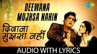 Deewana Mujhsa Nahin Lyrical  दीवाना मुझसा नहीं  Teesri Manzil  MohdRafi  Shammi Kapoor [upl. by Grishilde]