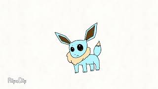 Eevee evolves into Glaceon [upl. by Tonnie573]