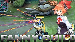 FANNY BUILD FOR LASTEST UPDATE 🔥 MLBB [upl. by Anaela936]