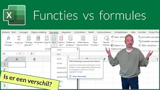 Functies vs formules [upl. by Aihsiyt]