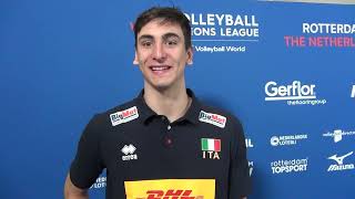 VNL  Alessandro Michieletto dopo Italia  Polonia 13 [upl. by Bahr173]