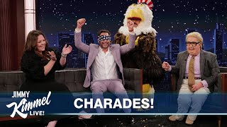 Jiminy Glick Plays Blind Charades with Melissa McCarthy amp Nick Kroll [upl. by Nanor]