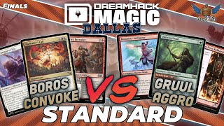 Boros Convoke vs Gruul Ramp  MTG Standard  Dreamhack Dallas Regional Championship  Finals [upl. by Hartmunn915]