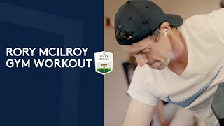 Rory McIlroy full gym workout  2022 SlyncIo Dubai Desert Classic [upl. by Octavie360]