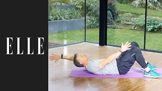 Les meilleurs exercices pour des abdos en béton┃ELLE Fitness [upl. by Nebur]