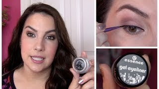 Essence Gel Eyeliner Review [upl. by Enella257]