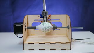 Arduino based CNC machine paints eggs [upl. by Blodgett]