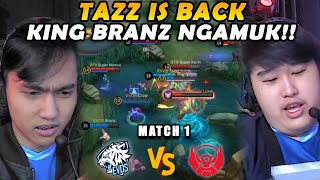 TAZZ IS BACK INIKAH KOMPOSISI TERBAIK BUAT EVOS LEGENDS  EVOS vs BTR Match 1 [upl. by Jump]