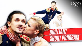 World Record Pair Volosozhar amp Trankov  Stunning Short Program at Sochi 2014 [upl. by Bissell270]